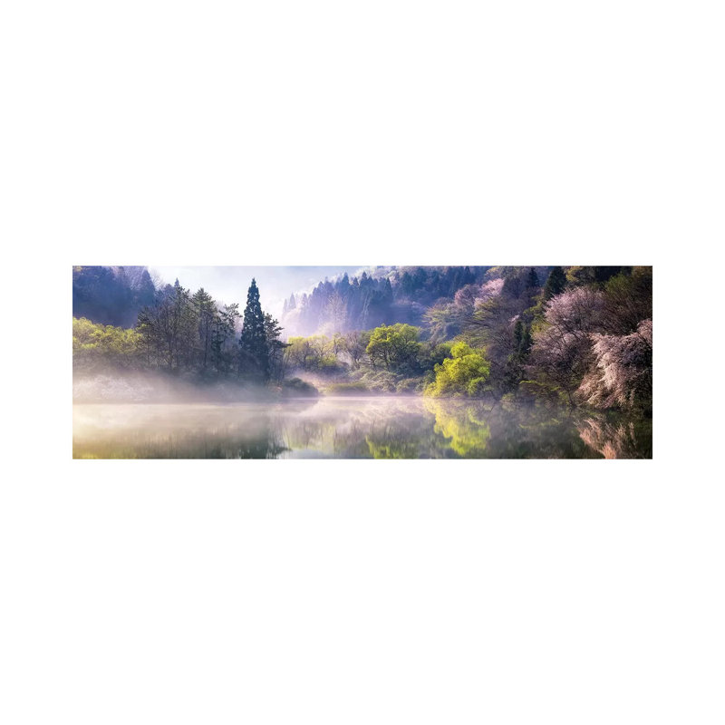Morning Calm by Gwangseop Eom - Wrapped Canvas Panoramic Painting, 121.92 cm H x 40.64 cm W x 3.175 cm D