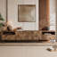 Console Mid-Century avec 2 tiroirs