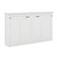 Lit armoire moderne Modern, lit plateforme en bois massif-887621009-887621008