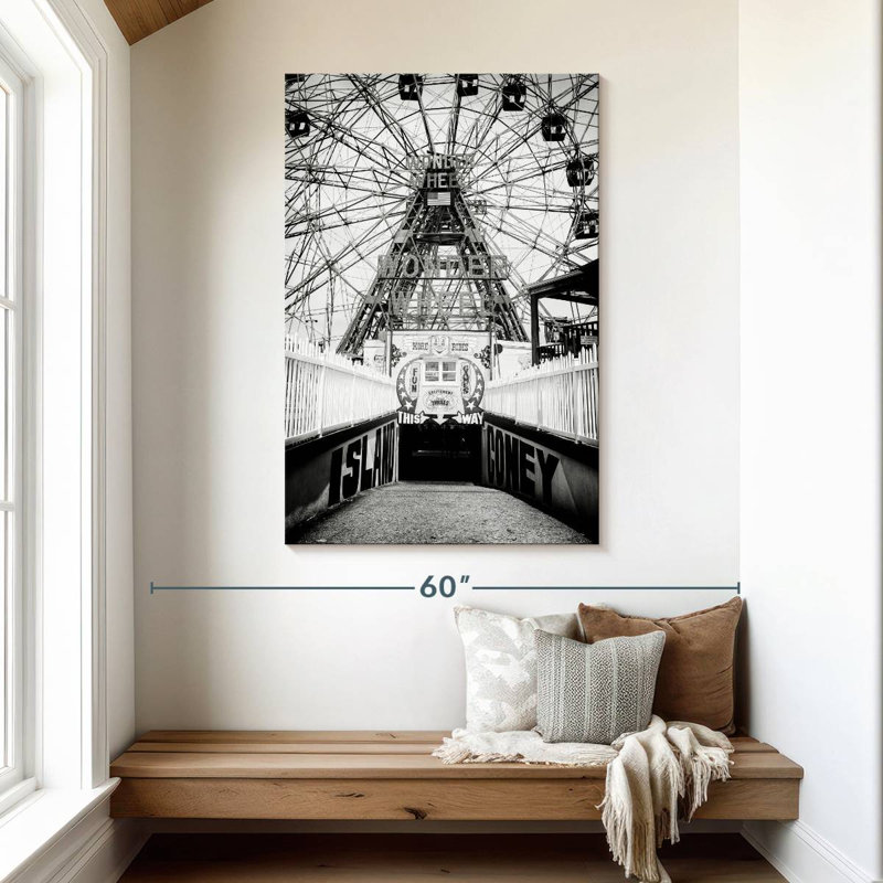 Kerner Coney Island This Way, 48" H x 32" W