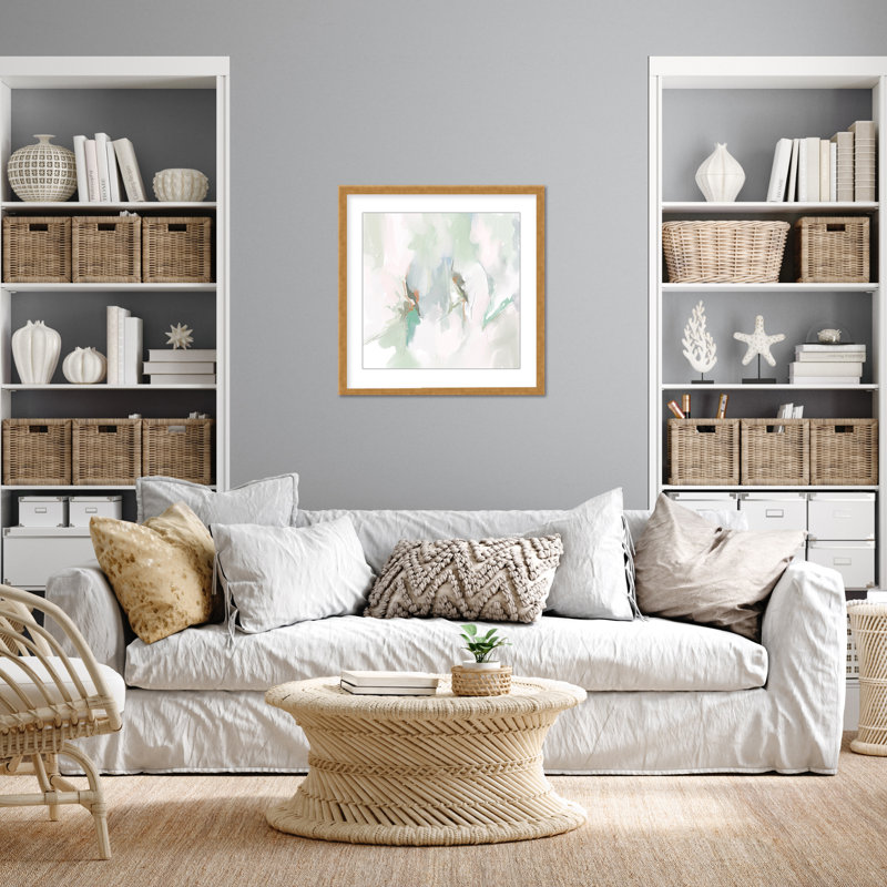 Abstract Coastal Bloom, 48" H x 48" W