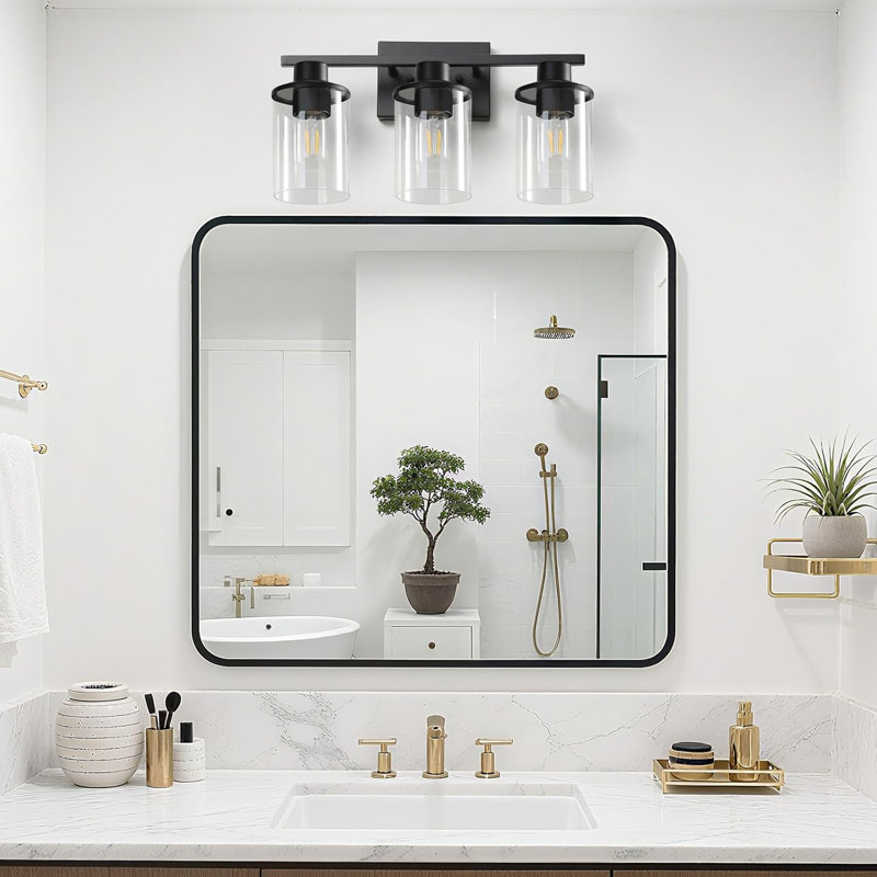 Éclairage pour salle de bain 3 lumières 17 po 17 po