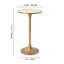 Bralie 60 W x 106H CM  Round  Bar Table Restaurant Tall Pedestal Dining Table And Bistro Table -1369541949