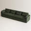 Canapé modulaire rembourré 4 places Corduroy-688806173