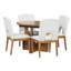 Ensemble de table de salle à manger extensible 5 pièces Modern Modern-675474402-675474403