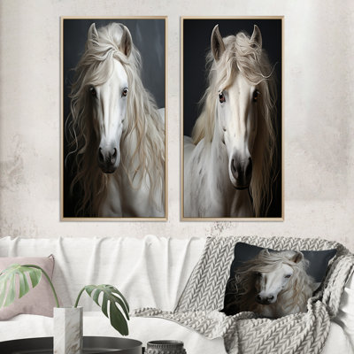 «White Horse Subtle Whispers» «White Horse Subtle Whispers» 2 - pièces sur