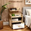 40cm W Particle Board Bedside Table