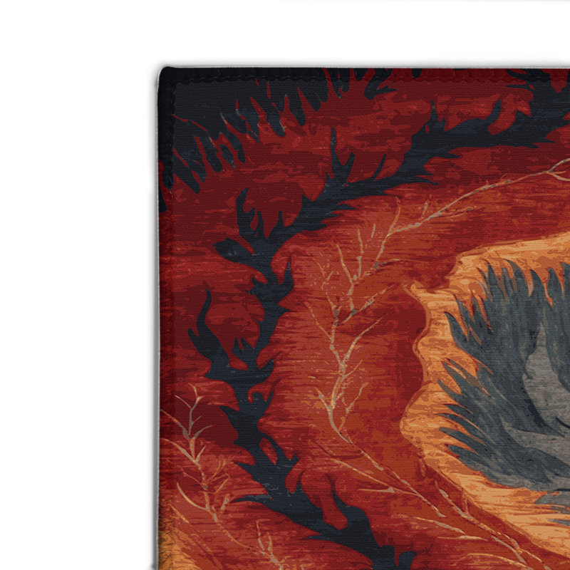 Tapis d'intérieur et d'extérieur brun Nature