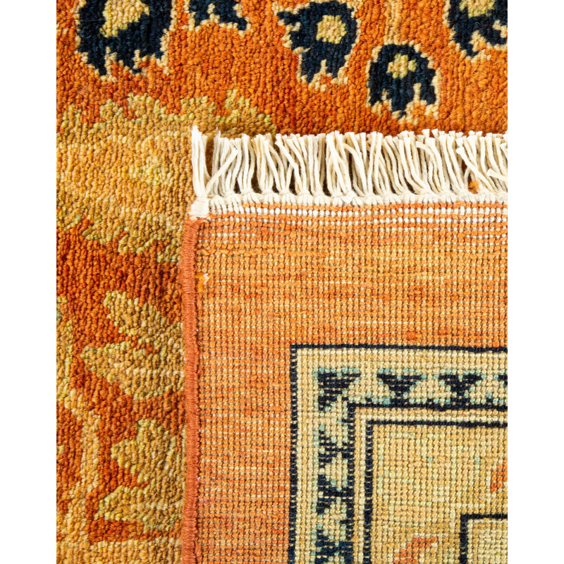 Vibha One-of-a-Kind 9' 1" X 12' 5" Hand Knotted Area Rug