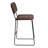 Andoche Faux Leather Iron Frame Upholstered Stool-66324907-118658269