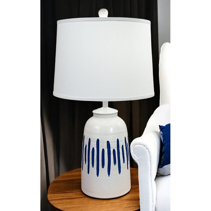 GRAND POT AVEC LIGNES IVOIRE / MATIN, Crème, crème, Crème, crème