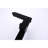 Handheld Shower And Tub Filler Faucet - Matte Black Stainless Steel, High Flow, Waterfall Spout, Rust & Corrosion For A Modern Bath Floor Mounted With Serene