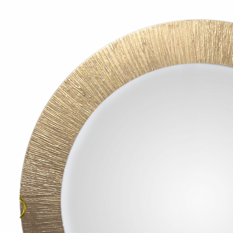 Moon 2 Light Flush Mount, Gold