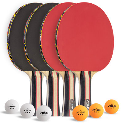 STIGA 4-Player Performance Ping Pong Set