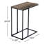 Table de bout rectangulaire en bois massif et manufacturé avec plateau Fontfroide-2088037204