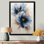 Hirsch - Floral Wall Art Living Room