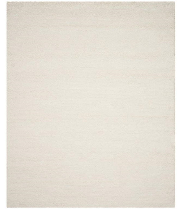 Tapis de couleur unie en laine touffeté à la main Jedrik, Rectangle 8 pi x 10 pi