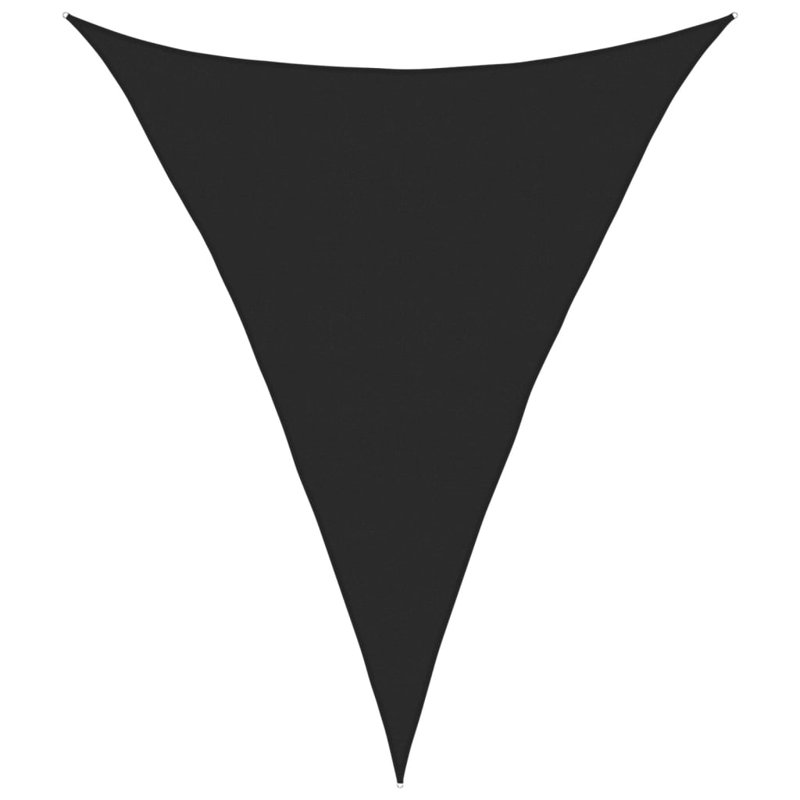 Polyéthylène haute densité Vidaxl Sun Sail, 19,69 pi x 19,69 pi x 19,69 pi, Noir