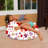 Bean Bag Chair for Kids, Teens, and Adults - Filled with Soft Beads, Includes Removable and Machine Washable Cover - Multiple Colors, Sizes and Fabrics including Soft Nylon & Canvas with Patterns-1783236412-1785356750