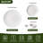 24-Piece Porcelain Dinnerware Set, White