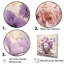 Élégante géométrie mauve Bouquet I - impression-488128846-488128880