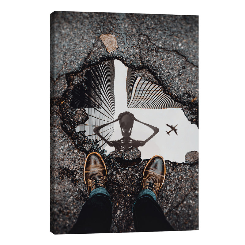 Dead Puddle - Wrapped Canvas Print, 101.6 cm H x 66.04 cm W x 3.175 cm D