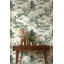 Papier peint Shades Of Green Peaceful Chinoiserie