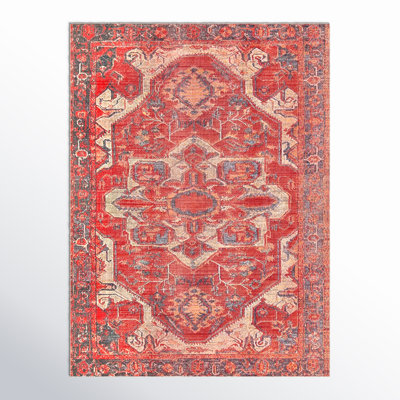Oliver Machine Woven Stain Resistant Oriental Rug