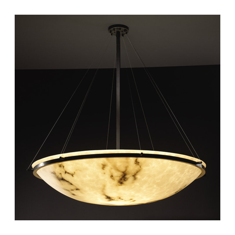 Keyon 8 - Light Unique/Statement Pendant, Matte Black, 48" H