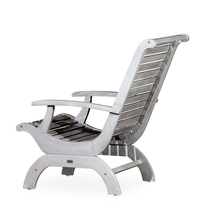 Eucalyptus Plantation Chair In Silver Gray - Decay Protected, Stylish Look Resists Rot And Changes, Silver/Gray