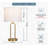 Isla Table Lamp - Brushed Gold-1805961488