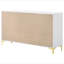 Commode rectangulaire à 6 tiroirs Karena