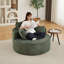 Canapé-lit simple en velours côtelé 50 pouces, aucun assemblage requis, fauteuil moderne moelleux pour le salon et la chambre à coucher-1336081147