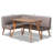 Chapalet Upholstered Dining Set with Fixed Table