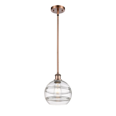 Ballston Bienes 1 Light Stem Hung Pendant-516-G556