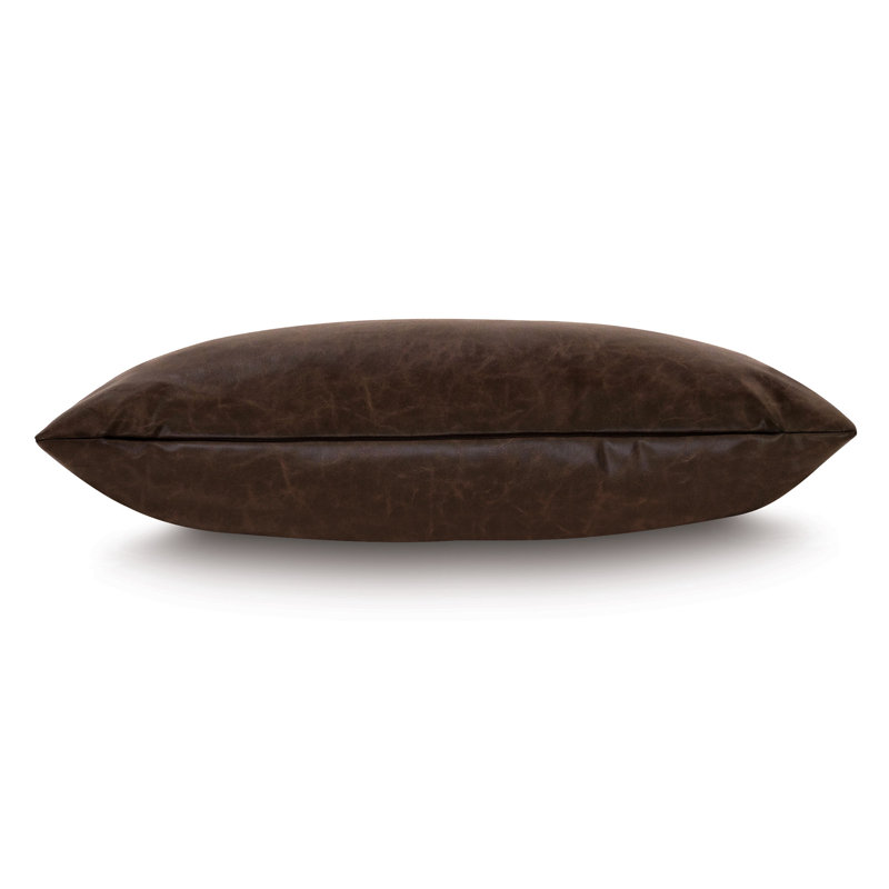 Nevin Lumbar Pillow Cover & Insert, Bark, 15"H x 26"W