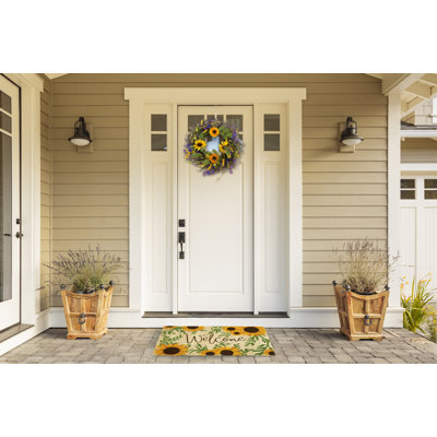 Tavon Non-Slip Floral Doormat