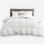  Ensemble d'édredon en duvet d'oie entièrement rembourré toutes saisons avec housse de couette 100% coton