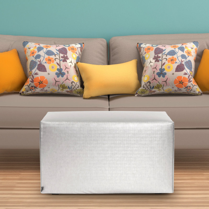 Florio Rectangle Kids Soft Seating, Mercury