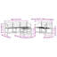  Outdoor Sofa Set Solid Acacia Wood Sectional Garden Furniture Modern