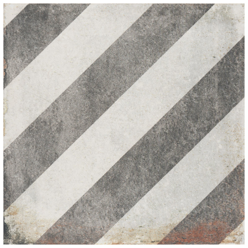 DAnticatto Decor 9" x 9" Porcelain Patterned Wall & Floor Tile