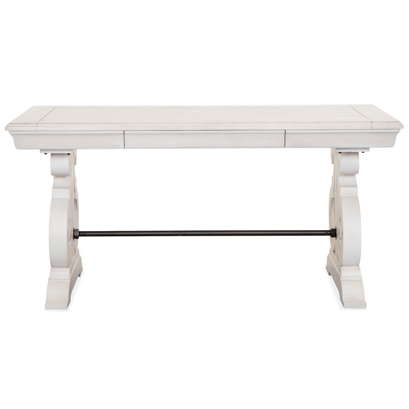 Downing Solid Wood Base Writing Desk, Brown