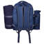 Sac à dos de plage pour 2 personnes avec compartiment glacière bleu marine