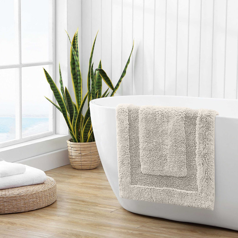 Long Branch Bath Rug, Beige, 21 x 34