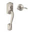 Camelot Lower Half Handleset with Accent Door Lever (Deadbolt Sold Separately)-334171403-334171645