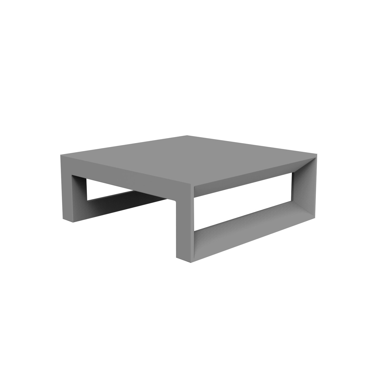 Frame Sun Plastic Coffee Table, Steel