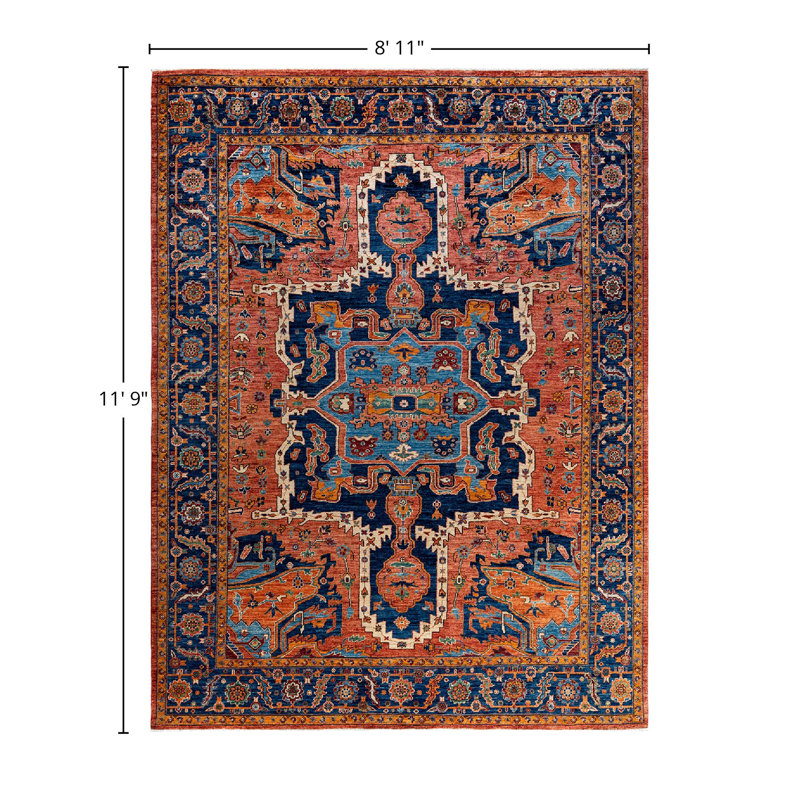 Serapi One-of-a-Kind 8' 11" X 11' 9" Hand Knotted Area Rug