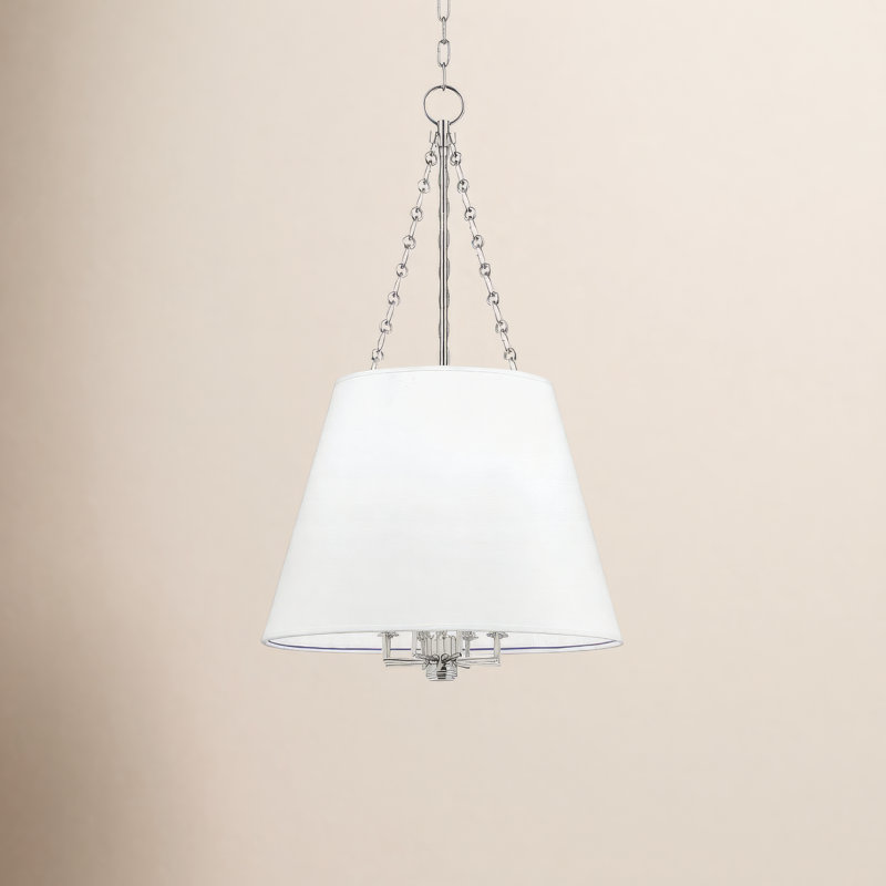 Burdett 8 - Light Pendant, Polished Nickel