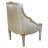 Louis XVI Scroll Back Accent Chair