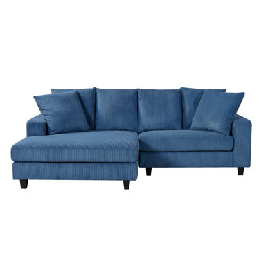 Amiin Corduroy L-Shaped Sectional